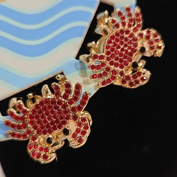 🐬🔹️Piper K 🔹️UK Exclusive Ocean-Themed Hair Set Of 8 Mini Metal Claw Clips - Picture 6 of 7